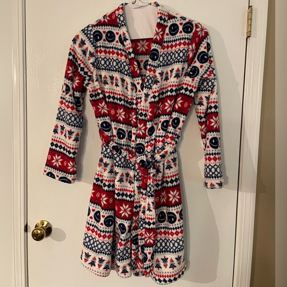 NWOT Joe Boxer Red & Blue Christmas Robe